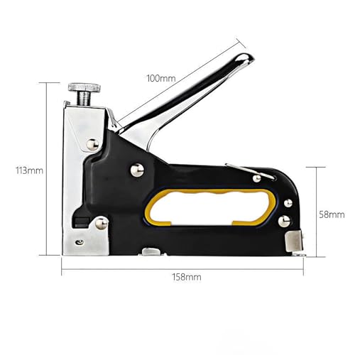 PURZEN Heavy Duty Staple Gun, Nail Gun with 3000Pcs Staples and Stapler Remover for DIY Decoration, Wood, Furniture, Carpentry, Fabric, Crafts