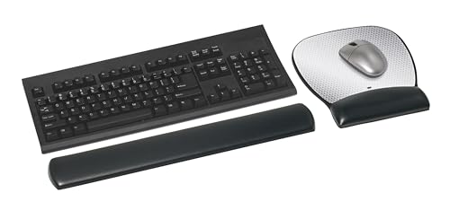 3M Precise Mouse Pad with Gel Wrist Rest, Vertex, 9.2 in x 8.7 in