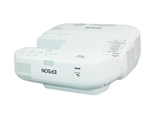 Epson BrightLink Pro 1430Wi 3LCD Projector 3300 ANSI WXGA Ultra Short Throw HDMI, Bundle Remote Control, Power Cable, HDMI Cable