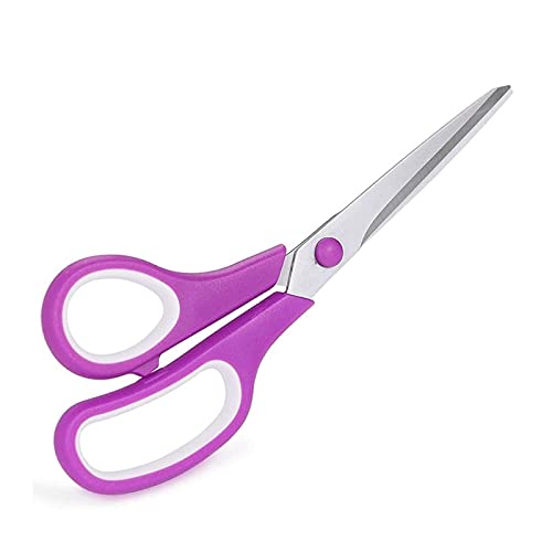 DSWMY Craft Scissors, Craft Scissors with Comfort Grip Handle Stainless Steel Tailor Embroidery for Leather Fabric DIY Sewing Tools