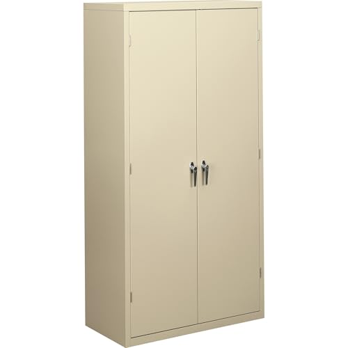HON Brigade Series Five-Shelf Storage Cabinet - High Storage Cabinet, 36w by 18d by 72h , Putty (HSC2472)