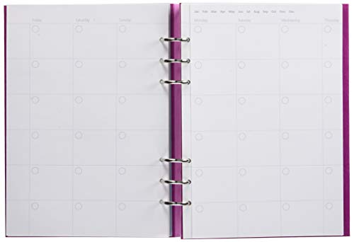 Filofax A5 Clipbook Refillable Notebook - Fuchsia