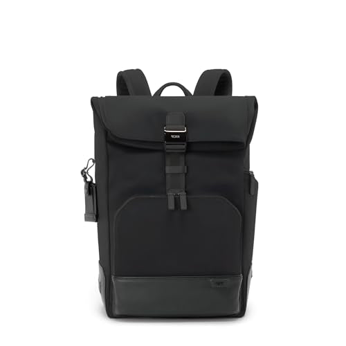 Tumi Unisex Osborn Roll Top Backpack, Midnight Black, One Size