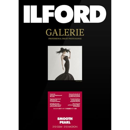 Ilford Ilford GALERIE Prestige Smooth Pearl Inkjet Paper, 310 gsm, 17x22", 25 Sheet Pack