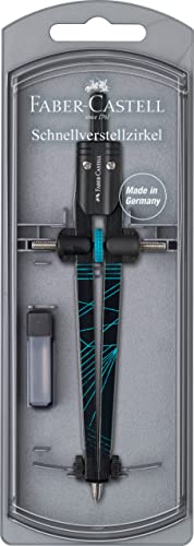 Faber-Castell Twister 2022 Compass with Quick-Set Mechanism - Various Colourways
