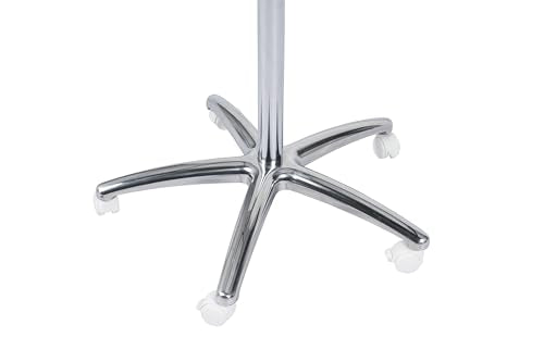 Bi-Office Business Glass Board with Moving Easel and Flip Chart with Wheels
