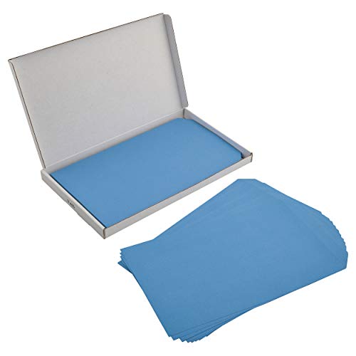 exhibitindexes® Blue Manuscript Top Bound Legal Covers 100 Pack Made in USA