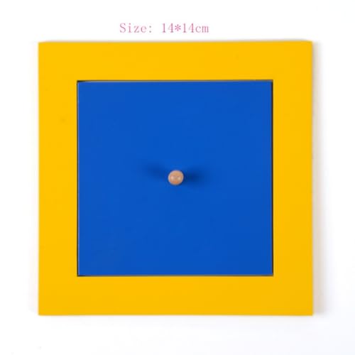 Baby Toy Montessori Six Case Cabinet Wood Geometric Demonstration Tray Early Childhood Education Preschool Children Geometry Shape Teaching Aids