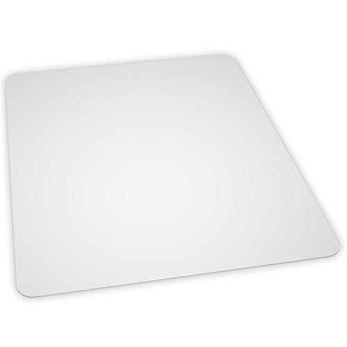 ES Robbins EverLife 46-Inch by 60-Inch Multitask Series Hard Floor Rectangle Vinyl Chair Mat, Clear, Heavy Use, 46"x60"
