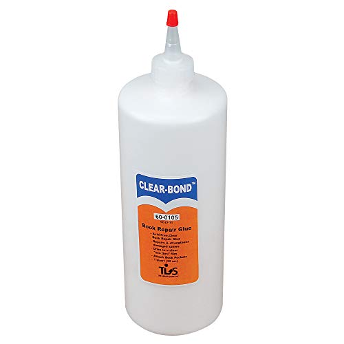 The Library Store Clear-Bond White Book Repair Glue 1 Quart