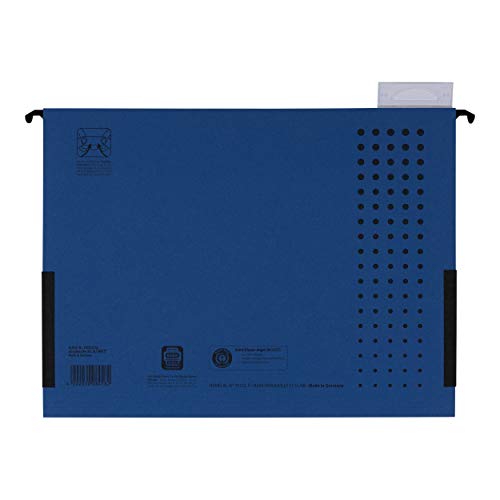 Elba Chic Ultimate 85743GB Suspension File Folder with Partially Closed Sides Pack of 25 Dark Blue