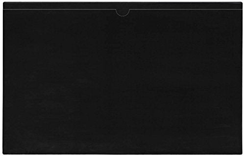 StoreSMART - File Jackets - 10-Pack - Black Plastic Back, Clear Plastic Front - 11" x 17" - FJ3512PQBK-10