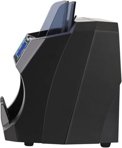 Qiokoith Money Counter Counterfeit Detector Machine Fake Money Detector Discriminator Denomination Money Counting Machine Fast and Easy to Use