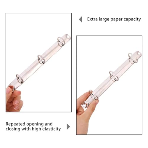 Ring Binder Mechanism Pack Of 10 For A5 Notebook 3-Ring Loose Leaf Spine Combs