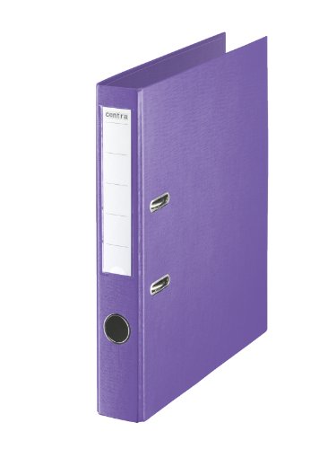 Centra 50 mm A4 Plastic Lever Arch File - Violet, Pack of 10