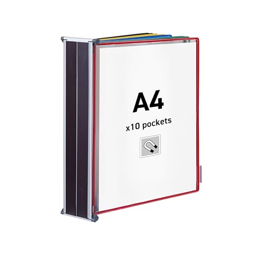 Djois Tarifold Magnetic Wall Unit with 10 Pockets