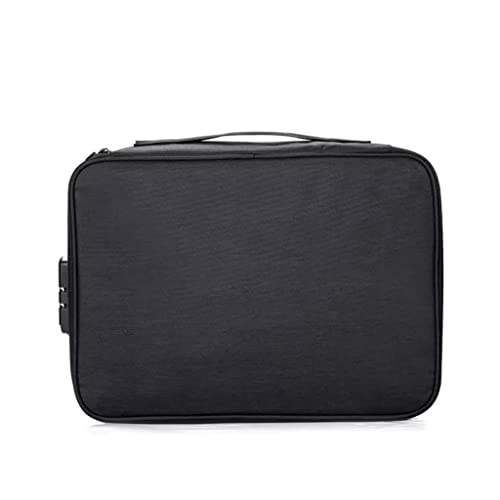 HBJWOV Multifunctional File Pockets Large Capacity File Pockets Home Office Organizer Storage(Black)