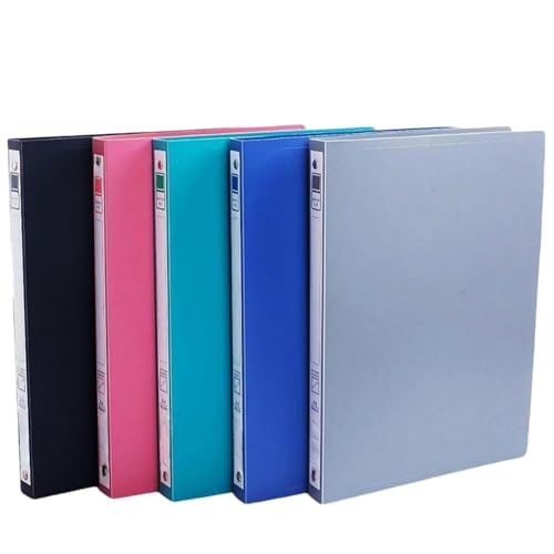 folders 5 Pack A4 Round Ring Binder, Paper Binder