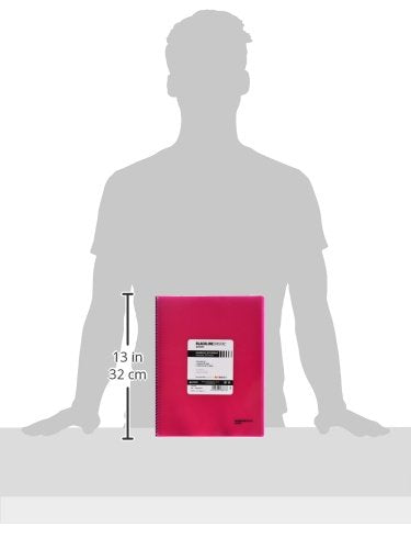 grafoplas 39832254 – 20 Pockets Folder, A4, Tapas PP, Fuchsia