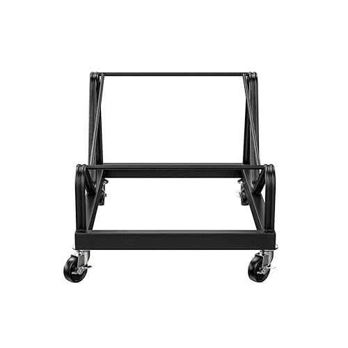 OEF Furnishings OEFCL85 Stack Chair Dolly, Heavy Duty Steel Cart (Vertical Cradle, Fits OEF850CL Series and Similar Sized Stack Chairs, 1100 lb Weight Capacity, Swivel Casters)