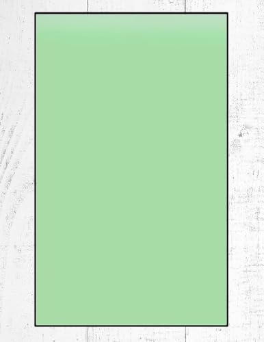 Vellum Bristol Cover 67 Pound, Smooth Finish, 250 Sheets Pack. – Premium Heavyweight Cardstock for Crafting, Printing, and Professional Projects, Acid-Free. (5, Green, 8.5"x14")