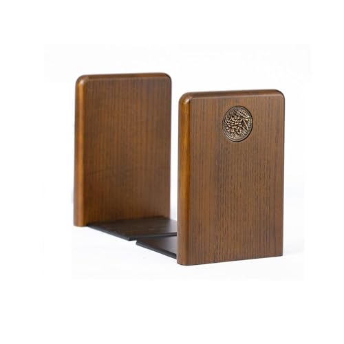 hezhuhe2258 Bookends Book Ends, Decorative Book Ends for Shelves - Sturdy Book Stop for Office School Book Holder