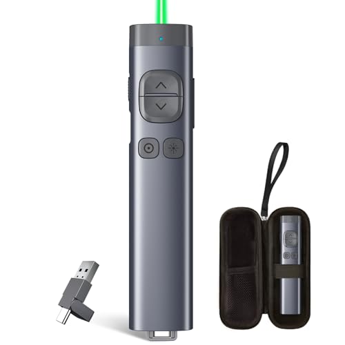 Norwii N97s Universal Presentation Remote, Digital Laser Pointer Clicker