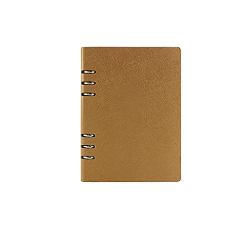 NSUQOA JSEIAJB Faux Leather Notebook A4 A6 B5 A5 Spiral Planner Hard Cover Office Business Notepad Binder(A,A5 size 232x177mm)