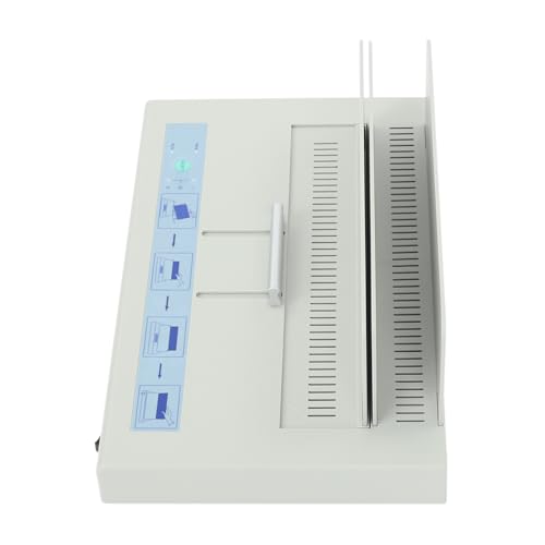 A4 Thermal Binding Machine 110V, 50mm Max Thickness Electric Book Binder with CPU Control, Infrared Safety Protection, 3-Min Preheat for Office School Document Report Binding