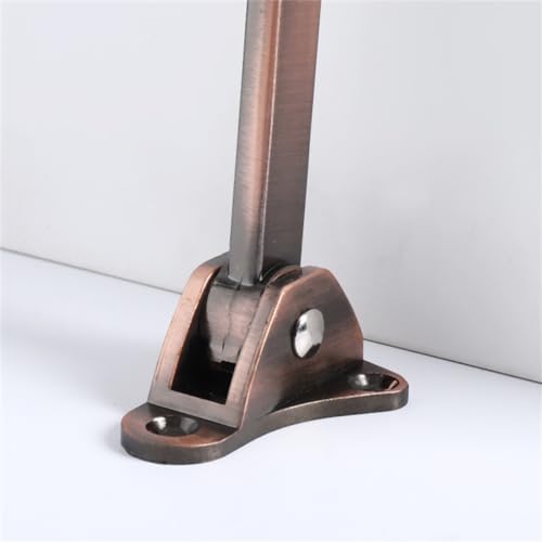 BUXGWLCH Zinc Alloy Door Top Foot Pedal Rubber Stopper Movable Collision