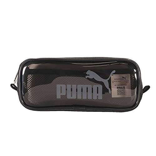 クツワ Kutsuwa PM314BK Puma Pen Case, See Through Clear, Black