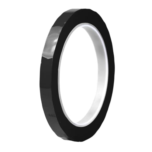 HongJP Whiteboard Tape 8roll Graphic Chart Tape Marking Tapes for Whiteboard 5 mm Width Self-Adhesive(Black)