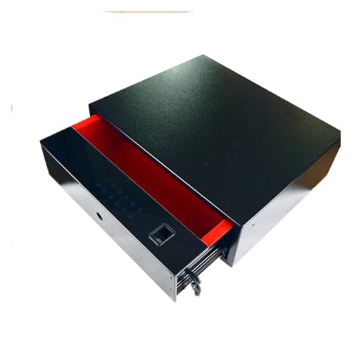 SDVantage Key Safe, Embedded Hidden Drawer Safe Box Fingerprint Wardrobe Password Box for Home Hotel Valuables,Money Jewelry Collection,Outdoor Key Safe Wall Mounted,400Mm Password1