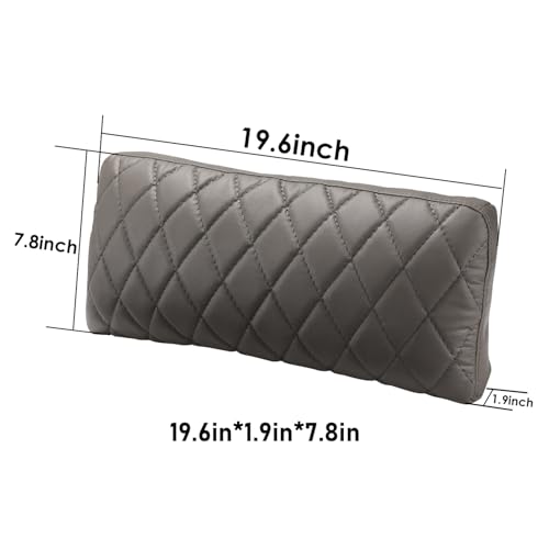 Weilianda Memory Foam Quilted Lumbar Support Pillow Back Cushion, 2 Set