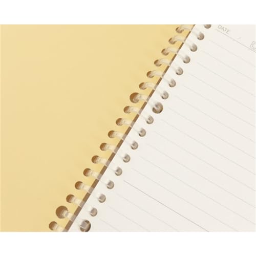 ASWRTYJO 10 Hole Loose Leaf Clamp Color Detachable Horizontal Line Replacement Core Drawing Rod Book(white-Dinosaur Doodle4)