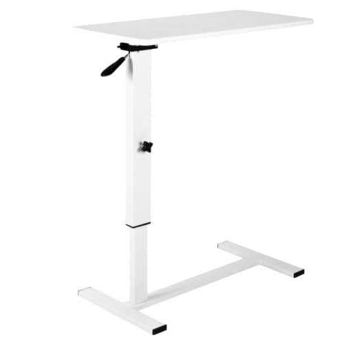 Pneumatic Lap Desks with Wheels 27.56-37.4in Adjustable Height