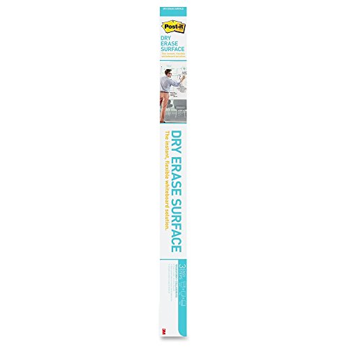 3M-Commercial Tape Div. DEF6X4 Dry Erase Surface with Adhesive Backing - White44; 72 in.