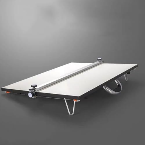 McbeAn A2 Drawing Board, A2 Architecture Drafting Table with Parallel Ruler, 60x45cm Drafting Tool