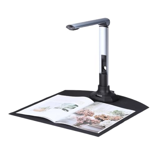Book Capture Scanner Machine USB 2.0 Document Camera A3 HD with LED Light for ID Cards Passport Books BK52