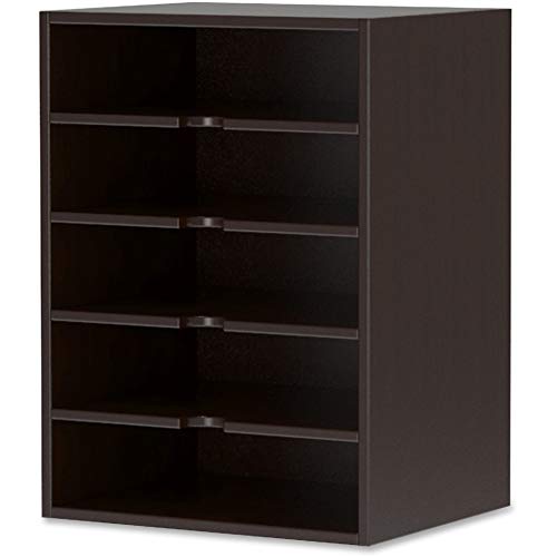 Safco Mayline AHPMLDC Aberdeen Literature Organizer, Mocha Laminate
