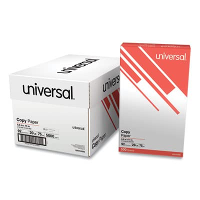 Copy/Laser/Inkjet Paper, 92 Brightness, 20lb, Legal, 5,000 Sheets/Carton - 1 Carton