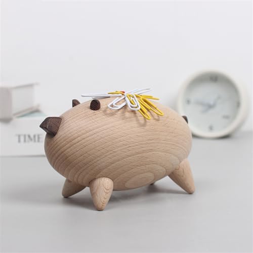 Pig Shape Magnetic Paperclip Holder Suitable for Schools and Offices Paper Clip Dispenser Desktop Storage Binder Clip Holder