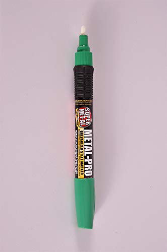 Super Met-Al Metal-Pro Galvanized Steel Marker (Green) - 12 PACK