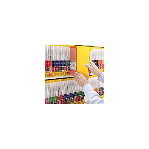 Smead End Tab File Folder, Shelf-Master Reinforced Straight-Cut Tab, Letter Size, Yellow, 100 per Box (25910)