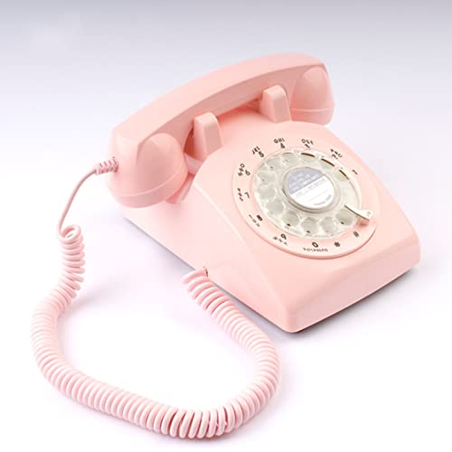 saditesdk Landline Telephouse Phones Retro Corded Pold Fashion Rotary Dial Telepvintage Landline Office Decor Telep