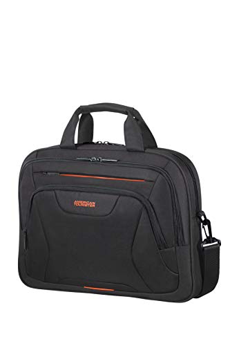American Tourister at Work Briefcase 42 Centimeters 15 Black (Black/Orange)
