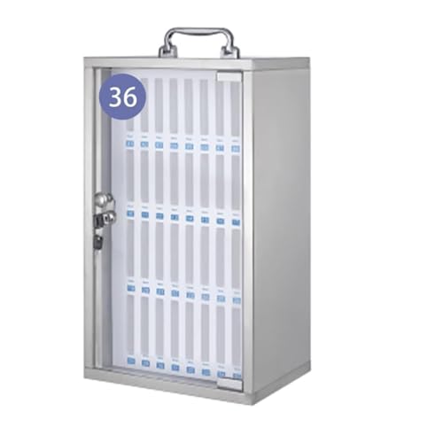 Cell Phone Locker for Classroom, Portable Mobile Phone Storage Box, Phone Lock Box Wall Mounted, Available in 12/24/36/48/60 Slots(31x19x49cm)