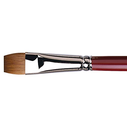 da Vinci Oil & Acrylic Series 1810 Oil Paint Brush, Bright Kolinsky Red Sable, Size 14 (1810-14)
