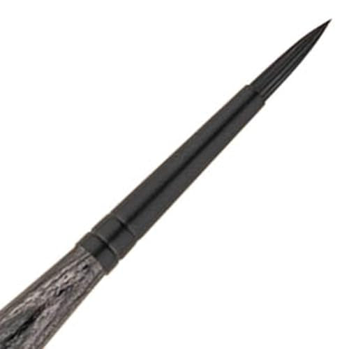 Pan Art Synthetic Round Brush No.02 for Oil Painting - Ideal for Artists - 1 Piece