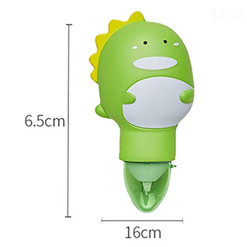Liaozy888 Cute Funny Cartoon dinosaur Shape Correction Tape Easy to Use Applicator for Instant Corrections Clear (2)